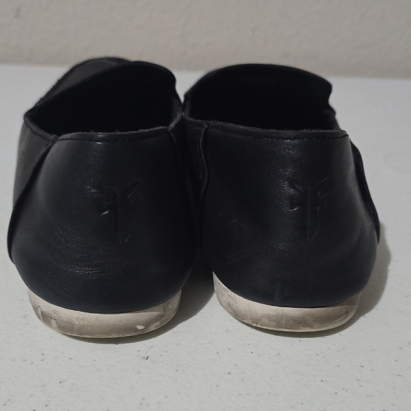 FRYE Black Leather Loafers - Picture 6 of 8